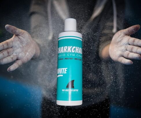 SharkChalk - Liquid Gym Chalk - White - 200ml in Saudi Arabia