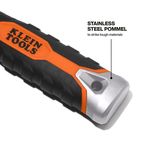KLEIN TOOLS DK16 Double-Edged Duct Knife, Serrated Stainless Steel Blade, Designed for Duct Board and Insulation, Fixed Blade Knife with Sheath, 5-1/2-Inch in Saudi Arabia