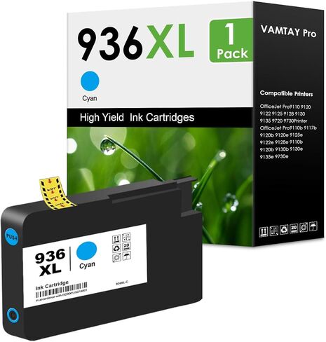 936XL 936e Ink Cartridges Combo Pack High Yield Replacement for HP 936 936XL 936e Combo Pack Compatible with OfficeJet Pro 9125e 9120e 9730e 9130 9135e 9122e 9128e 9110b 9120b 9130b 9130e Printers in Saudi Arabia