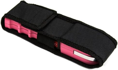 POLICE Stun Gun for Self Defense 928 - High Voltage Rechargeable with LED Flashlight, Compact & Heavy Duty, Personal Security for Women - Pink in Saudi Arabia