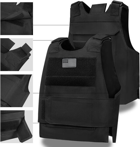 Tactical Vest Outdoor, Adjustable Training Protective Vest, Suitable for Light Outdoor Gilet Equipment, S-XXL in Saudi Arabia