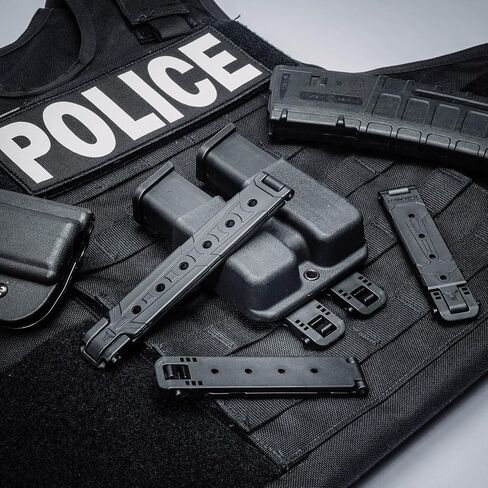 3" Molle-Lok (Pair with Mounting Hardware) - MOLLE Attachment Clip for Vests, Backpacks, Holsters, Mag Pouches, TASER, and More - Molle-Lok 3 inch by Blade-Tech Holsters in Kuwait