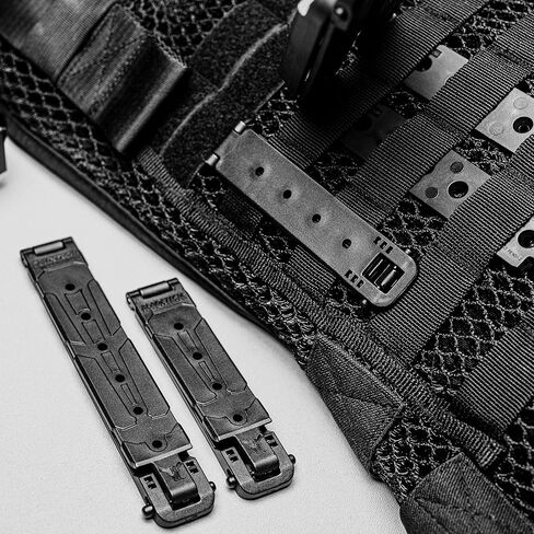 3" Molle-Lok (Pair with Mounting Hardware) - MOLLE Attachment Clip for Vests, Backpacks, Holsters, Mag Pouches, TASER, and More - Molle-Lok 3 inch by Blade-Tech Holsters in Kuwait