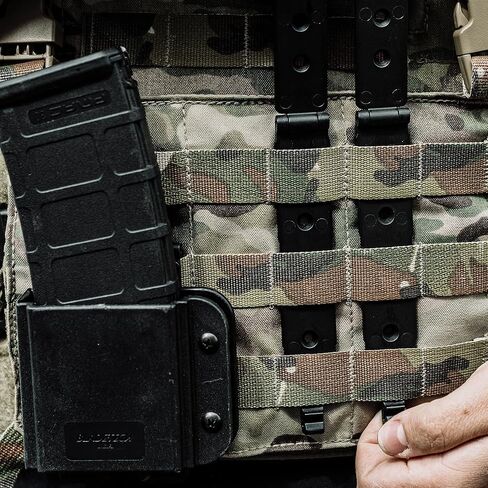 3" Molle-Lok (Pair with Mounting Hardware) - MOLLE Attachment Clip for Vests, Backpacks, Holsters, Mag Pouches, TASER, and More - Molle-Lok 3 inch by Blade-Tech Holsters in Kuwait
