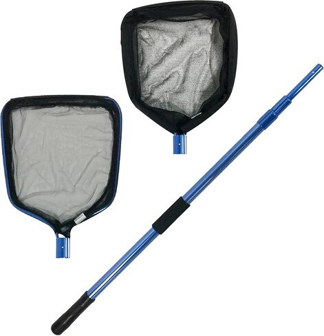 The Pond Guy Heavy Duty Telescopic Fish & Utility Net Combo, Adjustable Aluminum Pole & Mesh Netting, Water Garden Maintenance & Fishing Equipment in Saudi Arabia