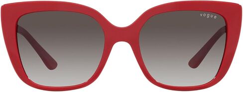 نظارة شمسية Vogue Eyewear للسيدات بإطار هافانا داكن، عدسات بنية متدرجة، 53 ملم in Kuwait