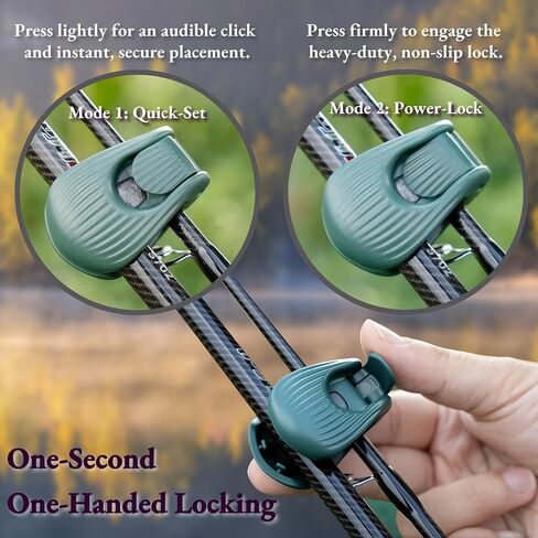 Fishing Rods Belt Rod Straps, Fishing Rod Clip Fit for Casting Rods, Spinning Rods Bass Rod and Fly Rods (4 Color, 4 pcs) (GREY) in Saudi Arabia