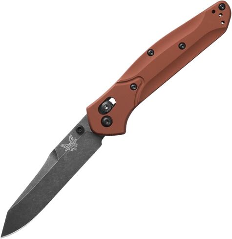 Benchmade - أوزبورن، كل يوم، خارجي، سكين قابل للطي، شفرة تانتو عكسية بمقبض G10 أسود (940-2) in Kuwait