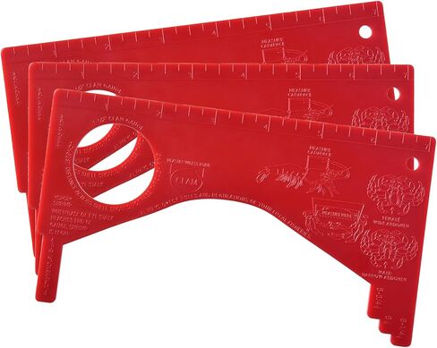 Dungeness Crab Gauge Measure with Ruler Multi Shrimp Clam Measuring Tool for Oregon, Washington and California in Saudi Arabia