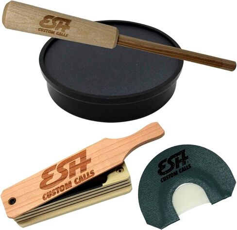 ESH Turkey Pot Calls – Realistic Friction Turkey Calls for Hunting – Easy-Use, High-Volume Pot Calls for Beginners & Pros in Saudi Arabia