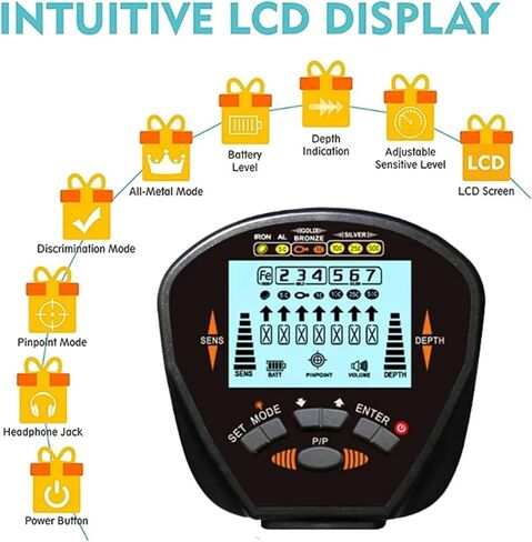Detector for Adults, Detector Underground Accurate Positioning A Treasure Gold Detector Treasure Detecting Pinpointer in Saudi Arabia