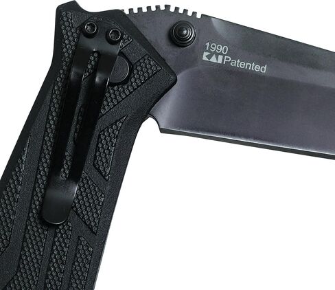 Kershaw Brawler Pocketknife, 3" 8Cr13MoV Steel Modified Tanto Blade, Assisted Folder Opening with Flipper, Liner Lock System, Tactical EDC in Saudi Arabia