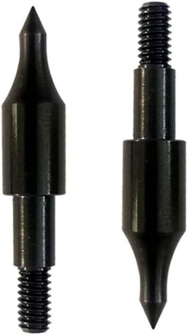 24 Pcs Steel 100 Grain Archery Arrow Field Points Field Tips - Practice Target & Hunting Arrows Heads for Recurve, Compound Bow & Crossbow Bolts Screw-in in Saudi Arabia