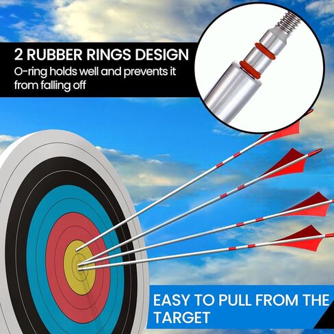 12pcs Archery Field Points, 100/125/150/300 Grain Field Points, Screw-in Archery Field Broadheads for Recurve, Compound Bow Crossbow, Archery Target Crossbow Practice Tip in Saudi Arabia