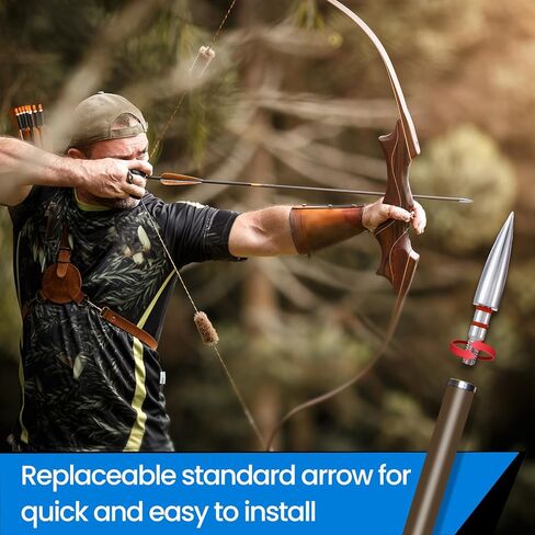 12pcs Archery Field Points, 100/125/150/300 Grain Field Points, Screw-in Archery Field Broadheads for Recurve, Compound Bow Crossbow, Archery Target Crossbow Practice Tip in Saudi Arabia
