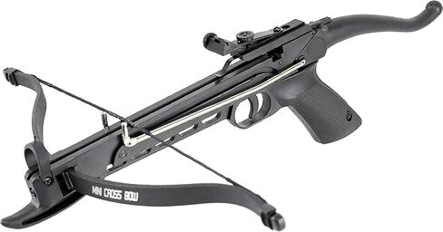 Crossbow Self-Cocking 80 Lbs with Adjustable Sight and Total of 27 Aluminim Arrow Bolt Set in Saudi Arabia