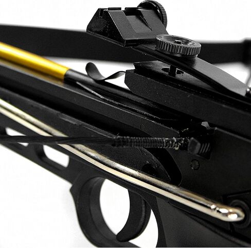Crossbow Self-Cocking 80 Lbs with Adjustable Sight and Total of 27 Aluminim Arrow Bolt Set in Saudi Arabia