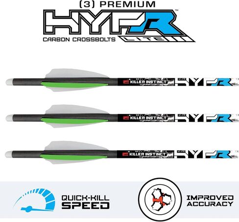 حزمة Killer Instinct Lethal 405 Crossbow Pro مع نطاق غير مضاء 4 × 32، وجهاز حبل، ومثبطات سلسلة، وجعبة 3 مسامير، و3 مسامير Hypr Lite ونصائح ميدانية، وعصا تشحيم السكك الحديدية in Kuwait