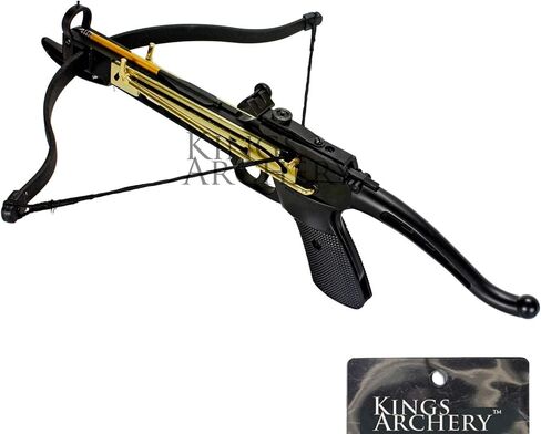 Self-Cocking Crossbow Bundle with Adjustable Sights, Spare Crossbow String and Caps, 27 Aluminim Arrow Bolt Set in Saudi Arabia