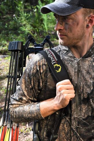 TenPoint Neoprene Sling - حزام كتف قابل للتعديل مقاس 1.25 بوصة مع حلقة إبهام - متوافق مع جميع أقواس TenPoint وWicked Ridge وHorton Crossbows in Kuwait