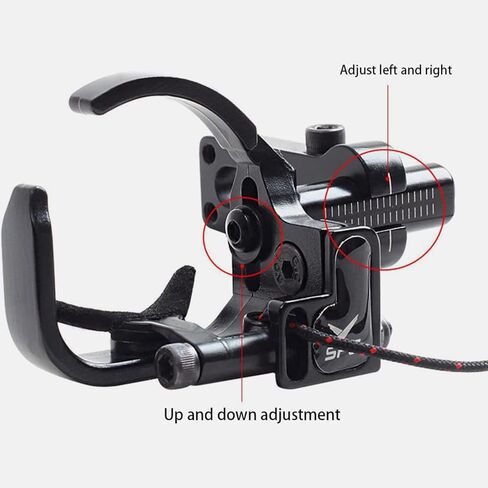 SOPOGER Drop Away Arrow Rest - Upgrade Archery Rest for Compound Bow Metal Adjustment Black Recurve Fall Away Arrow Rest Right Hand Hunting Target Shooting (Upgrade Rest) in Saudi Arabia