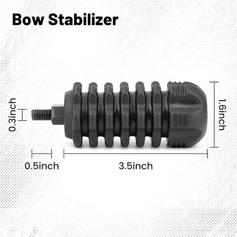 Compound Bow Stabilizer, Rubber Bow Stabilizer for Recurve Bow Hunting Shooting in Saudi Arabia