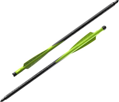 Barnett Demun Hyperbolt 2F - 12 قطعة من مسامير القوس والنشاب الصغيرة، مسمار بطول 7 بوصة، متوافق حصريًا مع Demun Tri Strike، 2 من مسامير القوس المتقاطعة المصممة لإعادة التحميل السريع in Kuwait