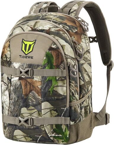TIDEWE Hunting Backpack with Waterproof Rain Cover, 25L Hunting Pack, Durable Hunting Day Pack for Bow Rifle Gun (Next Camo G2) in Saudi Arabia