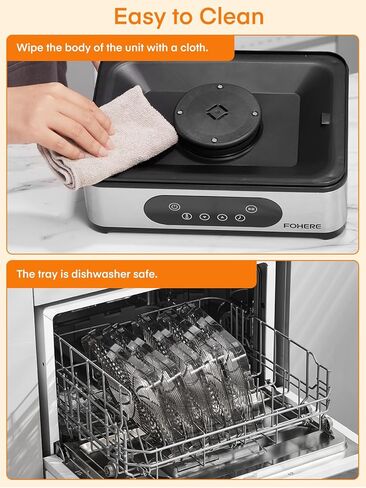 FOHERE Food Dehydrator, 5 BPA-Free Tray Dehydrators for Food and Jerky, Fruit, Herbs, Meat, Dog Treats, 48H Timer and 95-158°F Temperature Control, 400W Dehydrator Machine, 11.42" Stackable Trays in Saudi Arabia