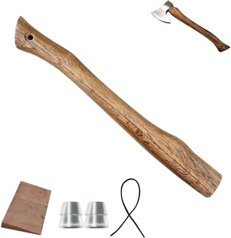 قطعتان من استبدال مقبض الفأس، 17 بوصة + 23.6 بوصة استبدال مقبض الفأس، مقبض بديل خشبي لفأس اختيار الفأس in Kuwait