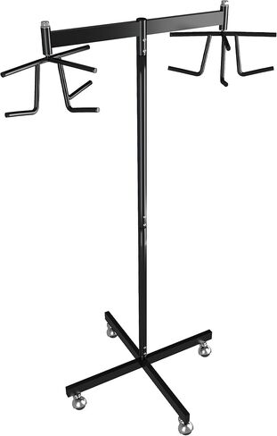 MR MOVIBLE COLLELLE STORAGE RACK مع عجلات قابلة للقفل ، عقد صافيًا قياسيًا ، معدات كرة طائرة محترفة صافية للتخزين للألعاب الرياضية ، رف دعم صافي كرة الطائرة الأسود للمدرسة in Kuwait