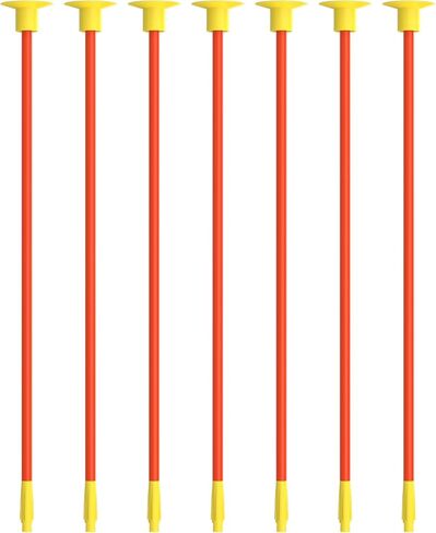 أسهم كأس الشفط باللون الأزرق، 7 قطع بديلة، أسهم إضافية طويلة 40.64 سم، متوافقة مع معظم مجموعات الرماية ذات العلامات التجارية in Kuwait