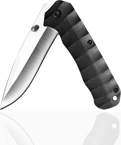 Pocket Knife Upgrade G10 Handle - Lightweight EDC, Folding Knives High Carbon Stainless Steel Blade, Camping Folding knives with Liner Lock for Fishing, Hunting, and Hiking in Saudi Arabia