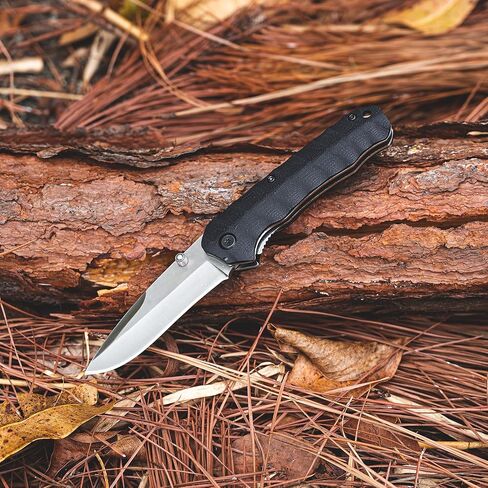 Pocket Knife Upgrade G10 Handle - Lightweight EDC, Folding Knives High Carbon Stainless Steel Blade, Camping Folding knives with Liner Lock for Fishing, Hunting, and Hiking in Saudi Arabia