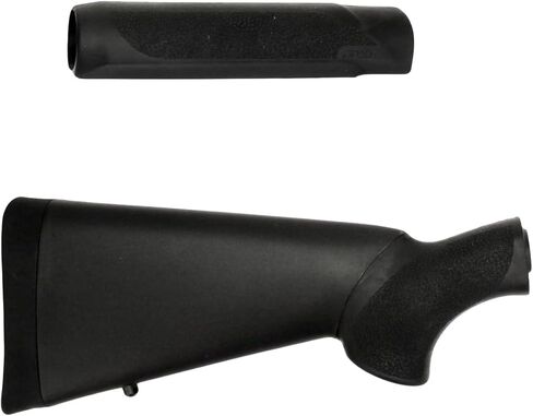طقم مسدسات مطاطية مصبوبة من Hogue ومجموعة Forend لـ Mossberg 500، 590A1، 510 Mini، Maverick 88 (12 مقياس)، أسود - 05012 in Kuwait