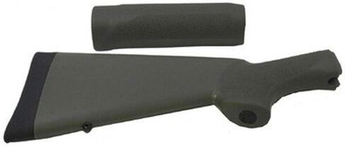 Hogue Remington 870 12 Gauge OverMolded Shotgun Stock Kit مع مقدمة، OD أخضر - 08212 in Kuwait