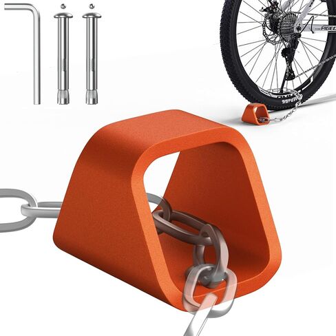 KHAMAL Security Anchor for Chain With 2 Protected Expansion Bolts - Heavy Duty Security Ground Anchor, Anti Theft Floor and Wall Ground For Motorcycle, Bicyle, Trailer, Scooter Bike Lock in Saudi Arabia