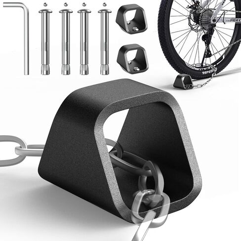 KHAMAL Security Anchor for Chain With 2 Protected Expansion Bolts - Heavy Duty Security Ground Anchor, Anti Theft Floor and Wall Ground For Motorcycle, Bicyle, Trailer, Scooter Bike Lock in Saudi Arabia