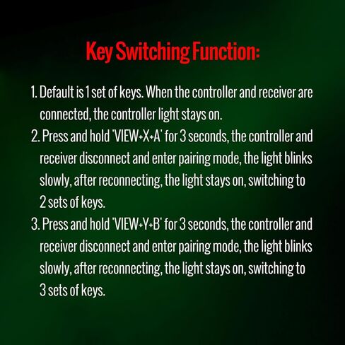 BETMI for Xbox Controller Wireless Compatible with Xbox One, Xbox Series X/S, Xbox One X/S, PC, Gaming Controller with 2.4GHz Adapter/Dual Vibration/Turbo/Marco Function in Kuwait