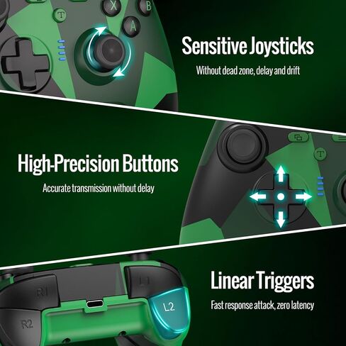 BETMI for Xbox Controller Wireless Compatible with Xbox One, Xbox Series X/S, Xbox One X/S, PC, Gaming Controller with 2.4GHz Adapter/Dual Vibration/Turbo/Marco Function in Kuwait