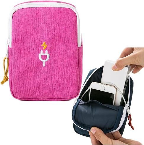 iSuperb® Charge Bag USB Cable Earphone Pouch Camera Phone Bag Waterproof Zipper Case Electronics Accessories Organizers for Travel in Saudi Arabia