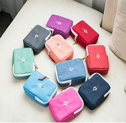 iSuperb® Charge Bag USB Cable Earphone Pouch Camera Phone Bag Waterproof Zipper Case Electronics Accessories Organizers for Travel in Saudi Arabia