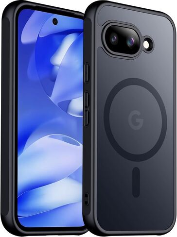 حافظة SPIDERCASE مغناطيسية لهاتف Google Pixel 10/Pixel 10 Pro، حافظة هاتف حماية من السقوط من الدرجة العسكرية رفيعة شفافة غير لامعة مقاومة للصدمات ومضادة لبصمات الأصابع لهاتف Pixel 10/10 Pro 6.3 بوصة، أسود in Kuwait