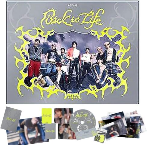 &TEAM Back to Life 1st KR Mini Album [إصدار التنفس] كتاب صور + قرص مضغوط + 2 بطاقة صور + بطاقة بريدية + مجموعة ملصقات in Kuwait