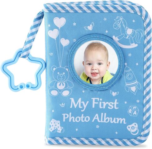 ألبوم Baby's My First Family، كتاب قماشي ناعم للصور، كتاب Boho Rainbow My First Book of الصور، ألبوم ذاكرة الطفل، هدية تحمل صور مقاس 4×6 للأطفال حديثي الولادة والأطفال الصغار وحفلات استقبال المولود الجديد in Kuwait