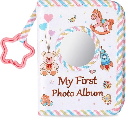 ألبوم Baby's My First Family، كتاب قماشي ناعم للصور، كتاب Boho Rainbow My First Book of الصور، ألبوم ذاكرة الطفل، هدية تحمل صور مقاس 4×6 للأطفال حديثي الولادة والأطفال الصغار وحفلات استقبال المولود الجديد in Kuwait