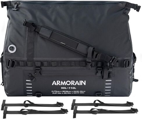 120-140L large Capacity Airtight Waterproof Travel Dry Bag,Equipped with Durable Inflatable Shoulder Straps and Handles Suitable for Diving Equipment Motorcycles Rowing Kayaking Camping in Saudi Arabia