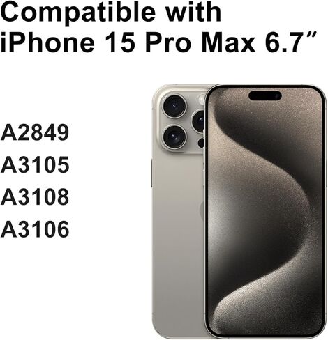 بديل شاشة LL TRADER لهاتف iPhone 15 pro max 6.7 بوصة LCD Retina FHD محول رقمي لشاشة تعمل باللمس مع مجموعة أدوات إصلاح، شريط مقاوم للماء، واقي شاشة (قابل للبرمجة Truetone) للولايات المتحدة الأمريكية 2025 in Kuwait