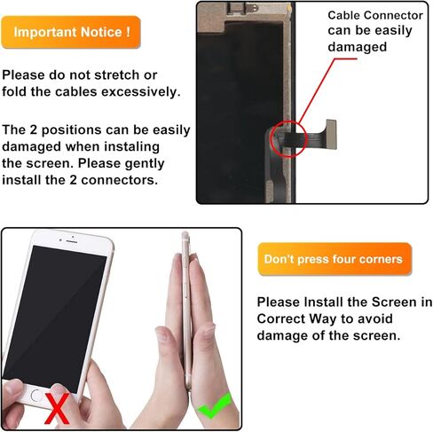 بديل شاشة LL TRADER لهاتف iPhone 15 pro max 6.7 بوصة LCD Retina FHD محول رقمي لشاشة تعمل باللمس مع مجموعة أدوات إصلاح، شريط مقاوم للماء، واقي شاشة (قابل للبرمجة Truetone) للولايات المتحدة الأمريكية 2025 in Kuwait