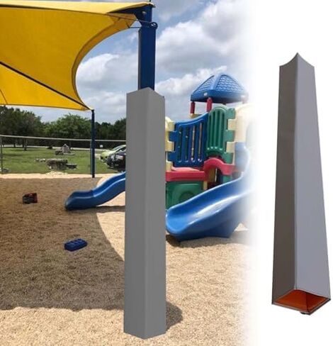 Heavy Duty Pole Padding - 7ft Square Column Protector, Self-Adhesive, Weather-Resistant Cushion Wrap for Gym & Garage, Fits 3x3 to 8x8 Poles, Ultimate Safety Solution in Saudi Arabia